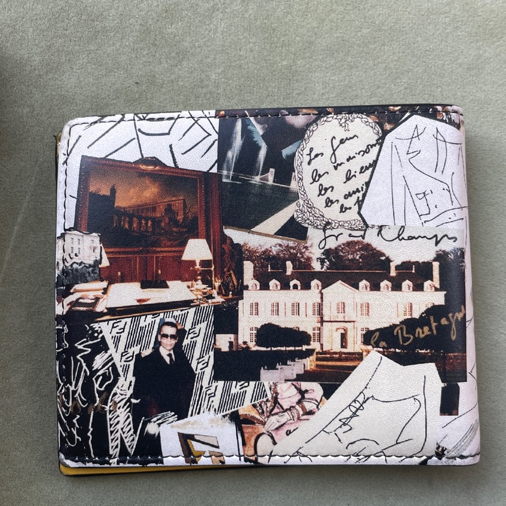 FENDI X Karl Lagerfeld Wallet collaboration 🖤💛 - Picture 2 of 6